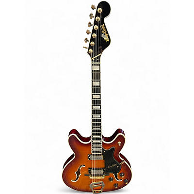 Used Hagstrom VIKING Vintage Sunburst Hollow Body Electric Guitar