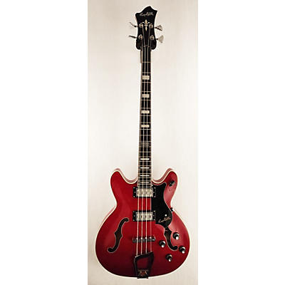 Hagstrom Used Hagstrom Viking Bass Red Electric Bass Guitar