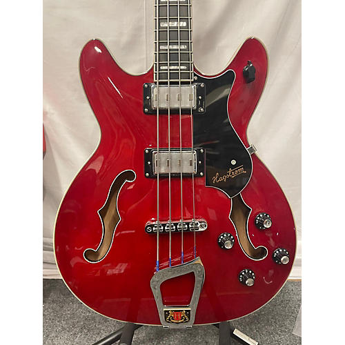 Hagstrom Used Hagstrom Viking Bass Trans Cherry Electric Bass Guitar Trans Cherry