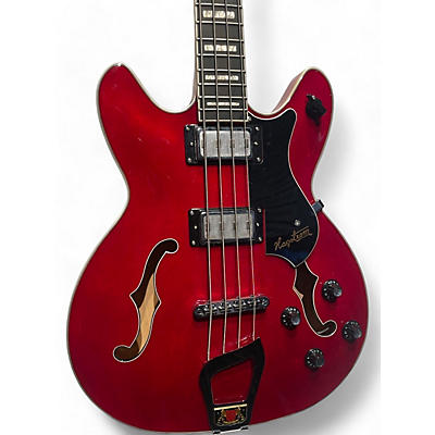 Hagstrom Used Hagstrom Viking Bass Trans Cherry Electric Bass Guitar