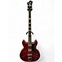 Used Hagstrom Viking Cherry Red Electric Bass Guitar Cherry Red