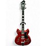 Used Hagstrom Viking Deluxe Cherry Hollow Body Electric Guitar Cherry