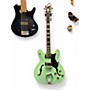 Used Hagstrom Viking Deluxe Sky Blue Hollow Body Electric Guitar Sky Blue