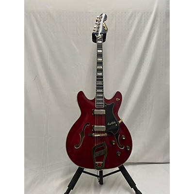 Hagstrom Used Hagstrom Viking II Cherry Hollow Body Electric Guitar