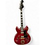 Used Hagstrom Viking II Cherry Hollow Body Electric Guitar Cherry