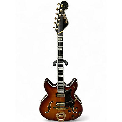Used Hagstrom Viking II-P P90S 2 Color Sunburst Hollow Body Electric Guitar