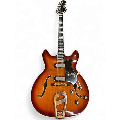 Used Hagstrom Viking II-P P90S 2 Color Sunburst Hollow Body Electric Guitar