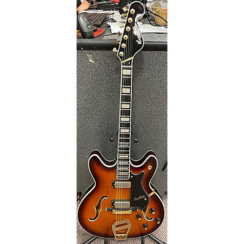 Hagstrom Used Hagstrom Viking II-P P90S Sunburst Hollow Body Electric Guitar Sunburst