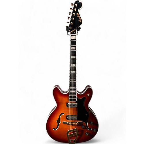 Hagstrom Used Hagstrom Viking II-P P90S Tobacco Sunburst Hollow Body Electric Guitar Tobacco Sunburst