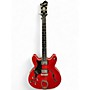 Used Hagstrom Viking LH Candy Apple Red Hollow Body Electric Guitar Candy Apple Red