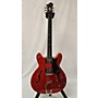 Used Hagstrom Used Hagstrom Viking Red Hollow Body Electric Guitar Red