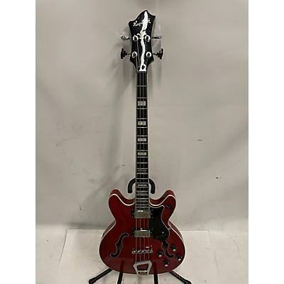 Hagstrom Used Hagstrom Viking Short Scale Bass Cherry Electric Bass Guitar