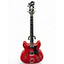 Used Hagstrom Viking  Wild Cherry Transparent Hollow Body Electric Guitar Wild Cherry Transparent