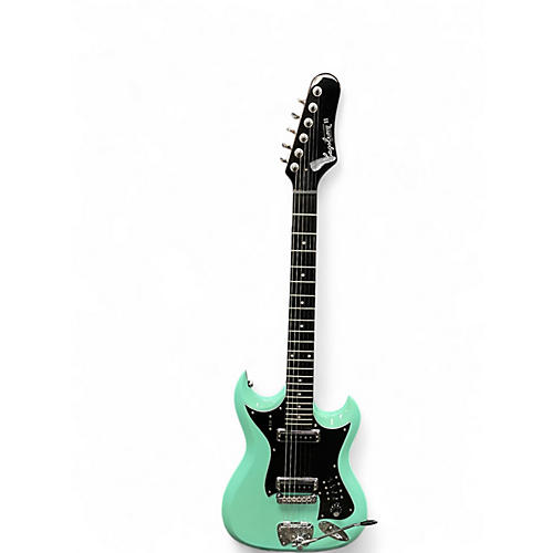 Used Hagstrom impala II green Solid Body Electric Guitar green