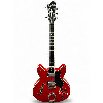 Used Hagstrom viking Dakota Red Hollow Body Electric Guitar