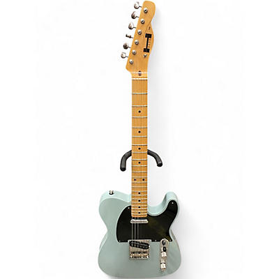 Used Hahn Z28 Blue Solid Body Electric Guitar