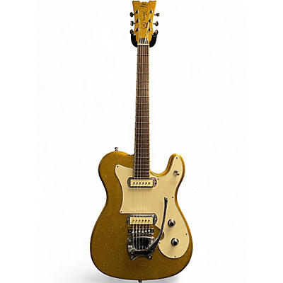 Used Hallmark DEKE DICKERSON MODEL TWO GOLD SPARKLE Solid Body Electric Guitar
