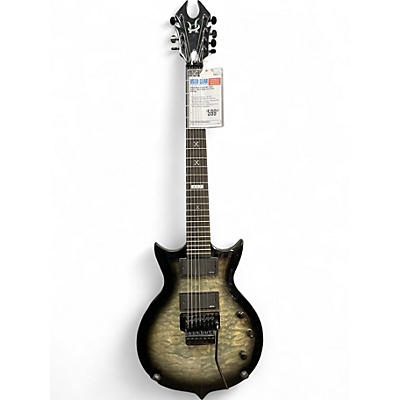 Used Halo Atlus 667 Grey Burst Solid Body Electric Guitar