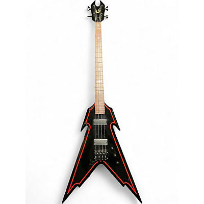 Used Halo Hellion Black Electric Bass Guitar