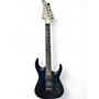 Used Halo MERUS 6 Blue to Black Fade Solid Body Electric Guitar Blue to Black Fade