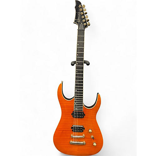 Used Halo MERUS QUILTED AMBER Solid Body Electric Guitar QUILTED AMBER
