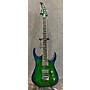 Used Halo Used Halo Merus Blue Green Burl Solid Body Electric Guitar Blue Green Burl