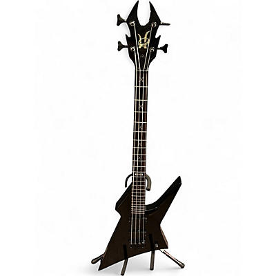 Used Halo hellfire Black Electric Bass Guitar