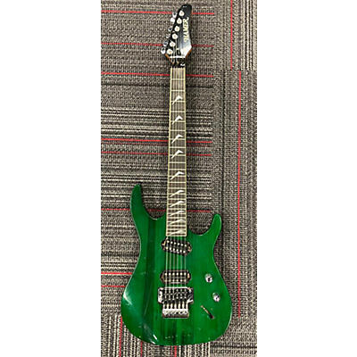 Used Hamer DIABLO Emerald Green Solid Body Electric Guitar