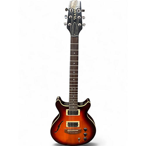Used Hamer Duotone 2 Color Sunburst Hollow Body Electric Guitar 2 Color Sunburst