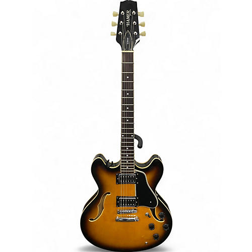 Used Hamer ECHOTONE 2 Color Sunburst Hollow Body Electric Guitar 2 Color Sunburst