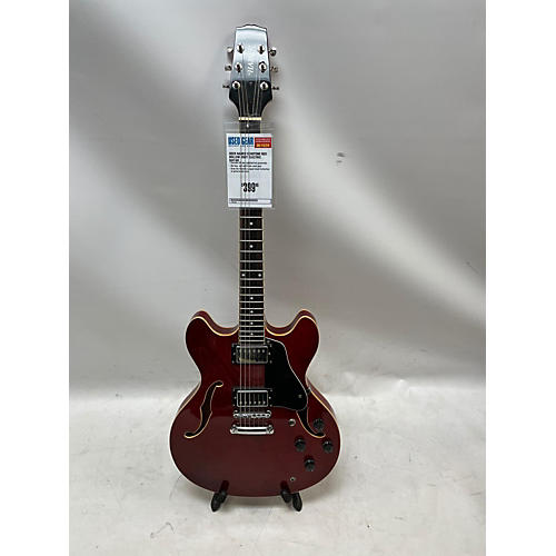 Hamer Used Hamer Echotone Red Hollow Body Electric Guitar Red