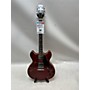 Used Hamer Used Hamer Echotone Red Hollow Body Electric Guitar Red