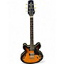 Used Hamer Echotone Sunburst Hollow Body Electric Guitar Sunburst
