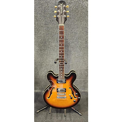 Hamer Used Hamer Echotone Tobacco Sunburst Hollow Body Electric Guitar