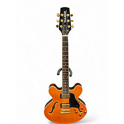 Used Hamer Echotone Trans Amber Hollow Body Electric Guitar