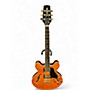 Used Hamer Echotone Trans Amber Hollow Body Electric Guitar Trans Amber