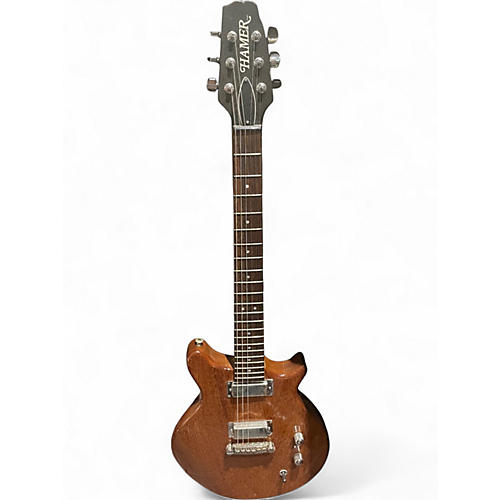 Used Hamer Eclipse Walnut Solid Body Electric Guitar Walnut