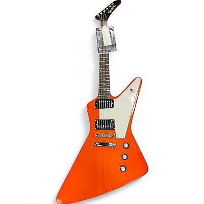 Used Hamer Explorer Trans Orange Solid Body Electric Guitar