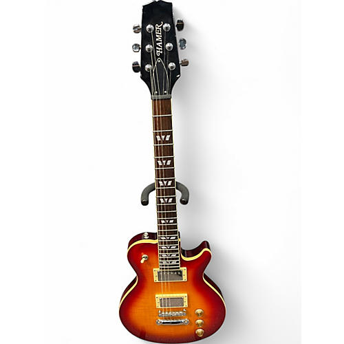 Used Hamer MONF-CS-U Cherry Sunburst Solid Body Electric Guitar Cherry Sunburst