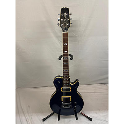 Hamer Used Hamer Monaco Elite Trans Blue Solid Body Electric Guitar