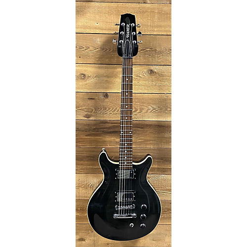 Hamer Used Hamer SATF-TBK-U Trans Black Solid Body Electric Guitar Trans Black