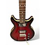 Used Hamer SATFW-DCB Dark Cherry Solid Body Electric Guitar Dark Cherry
