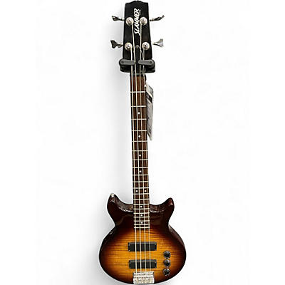 Used Hamer SB-4F Sunburst Electric Bass Guitar