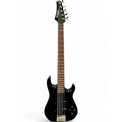 Used Hamer SLAMMER 5 STRING BASS Black Electric Bass Guitar