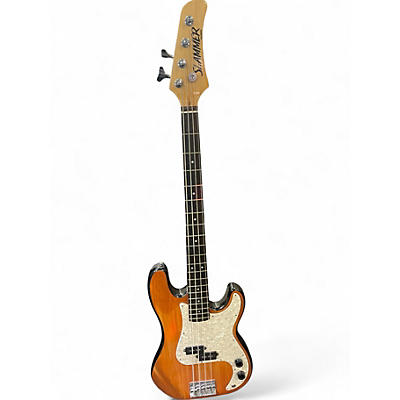 Used Hamer SLAMMER Natural Electric Bass Guitar