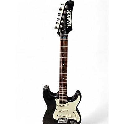 Used Hamer SLAMMER SERIES Black Solid Body Electric Guitar