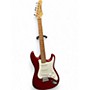 Used Hamer SLAMMER STRAT STYLE RED / WHITE PICKGUARD Solid Body Electric Guitar RED / WHITE PICKGUARD