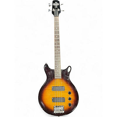 Used Hamer SLAMMER SUNBURST FLAME Electric Bass Guitar