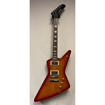 Hamer Used Hamer STDF-CS The Standard Flame Top XT Cherry Sunburst Solid Body Electric Guitar