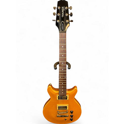 Used Hamer SUNBURST A/T Natural Solid Body Electric Guitar Natural